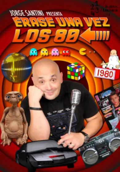 Cartel de Érase una vez los 80