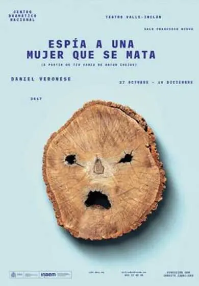 Cartel de Espía a una mujer que se mata