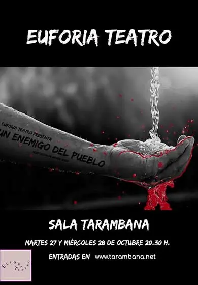 Cartel de Euforia Teatro: Un enemigo del pueblo