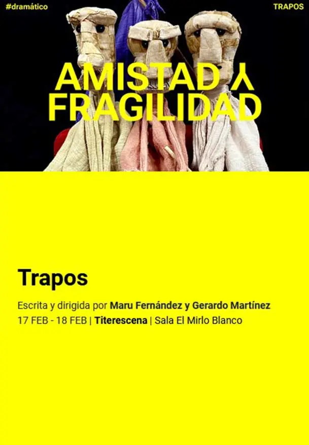 Cartel de Titerescena: Trapos
