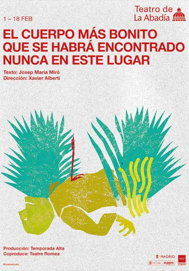 Cartel de El cuerpo más bonito que se habrá encontrado nunca en este lugar