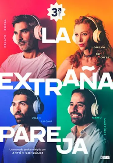Cartel de La extraña pareja - Antón González