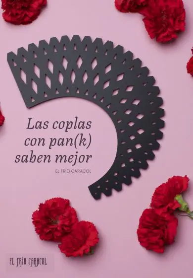 Cartel de Las coplas con pan(k) saben mejor