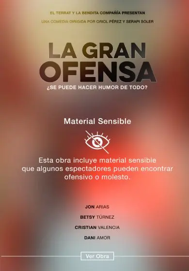Cartel de La gran ofensa