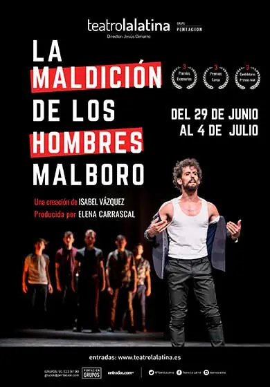 Cartel de La maldición de los hombres Malboro