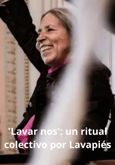 Cartel de 'Lavar nos': un ritual colectivo por Lavapiés