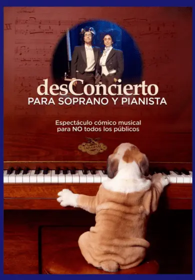 Cartel de Desconcierto - Para soprano y pianista