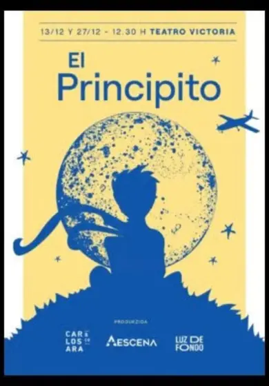 Cartel de El Principito - Compañía Luz de Fondo
