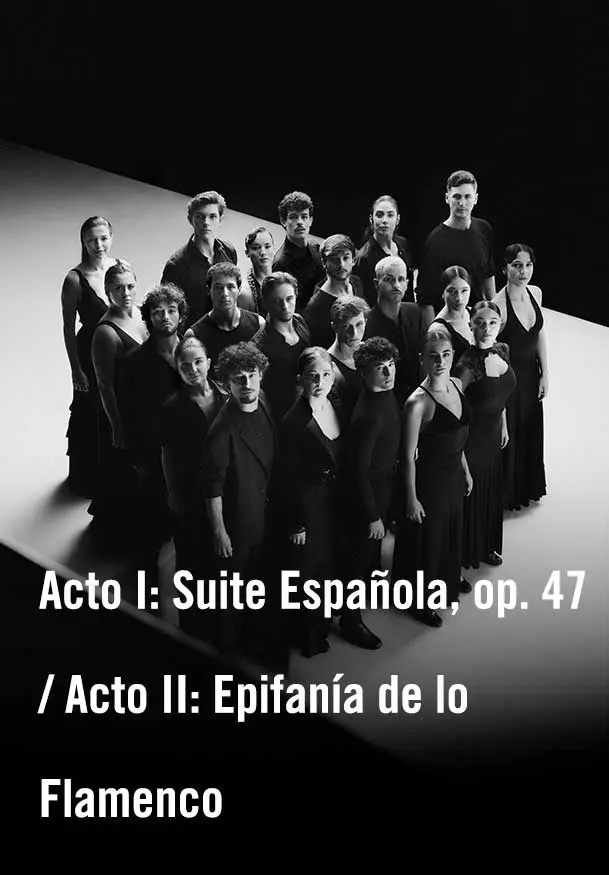 Cartel de Suite Española, op. 47, de I. Albéniz / Epifanía de lo Flamenco