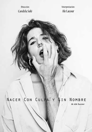 Cartel de Nacer con culpa y sin nombre