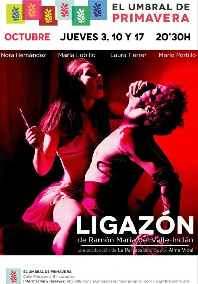 Cartel de Ligazón. Auto para siluetas