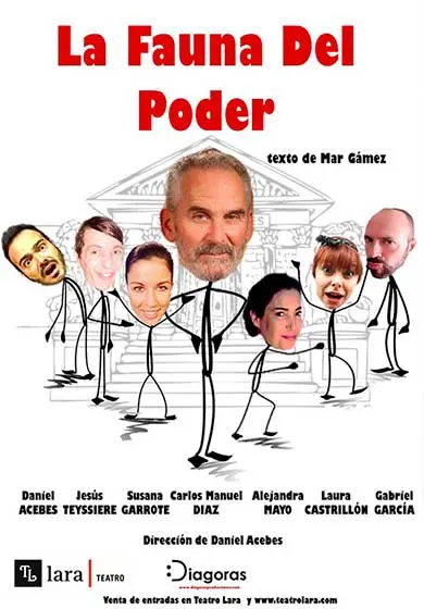Cartel de La fauna del poder
