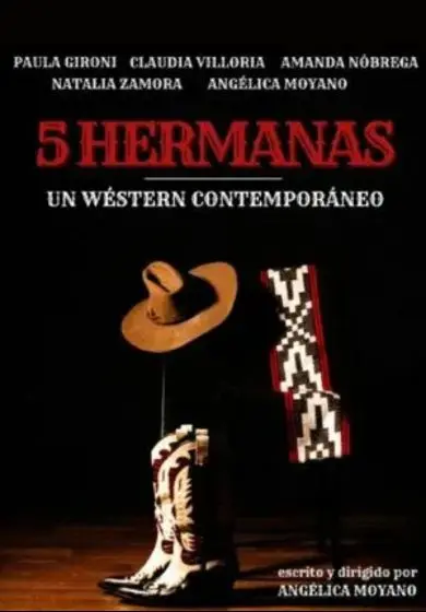 Cartel de 5 Hermanas, un wéstern contemporáneo