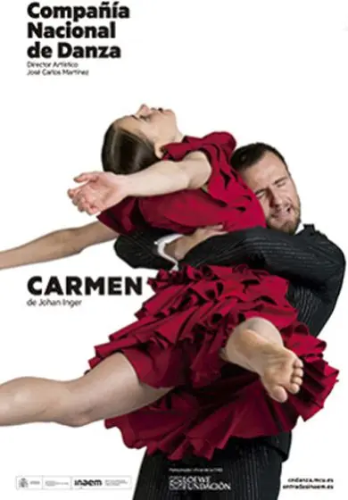 Cartel de Carmen - Compañía Nacional de Danza