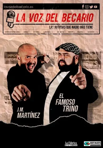 Cartel de La voz del becario show