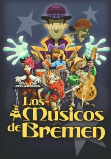 Cartel de Los músicos de Bremen, el musical