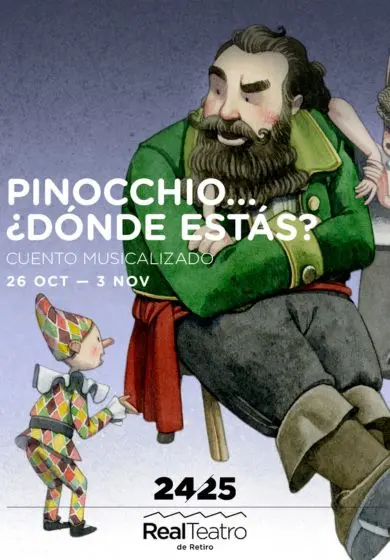 Cartel de Pinocchio... ¿Dónde estás?