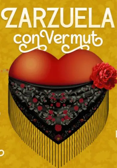 Cartel de Zarzuela con Vermut