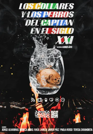 Cartel de Los collares y los perros del capitán en el siglo XXI