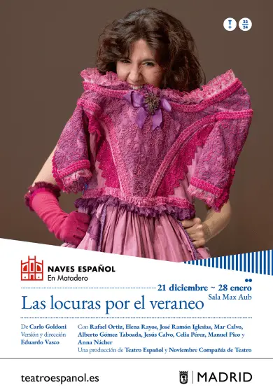 Cartel de Eduardo Vasco: Las locuras por el veraneo