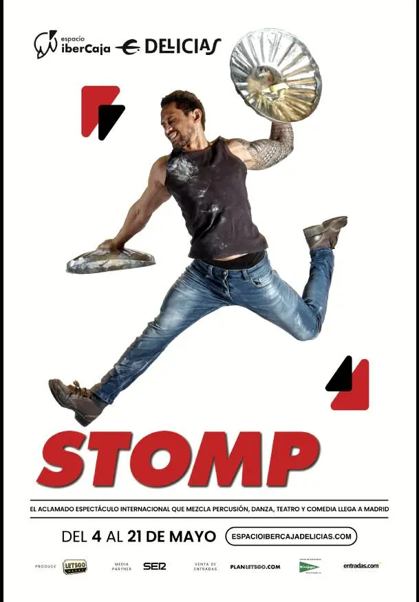 Cartel de Stomp. Festival Internacional de Artes Escénicas