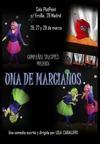 Cartel de Una de marcianos