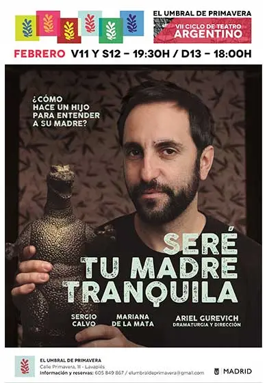Cartel de Seré tu madre tranquila