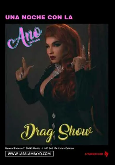 Cartel de Una noche con la Ano