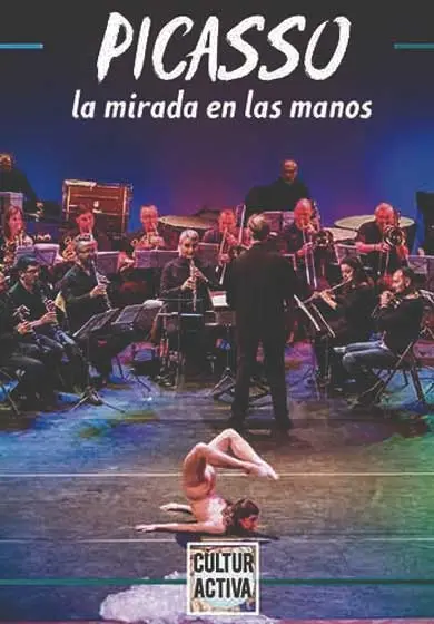 Cartel de Picasso: La mirada en la mano