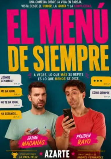 Cartel de El menú de siempre
