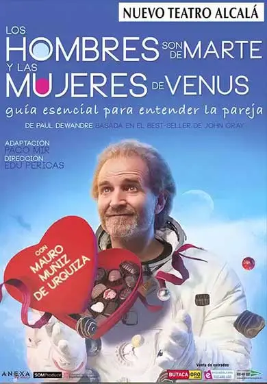 Cartel de Los hombres son de Marte y las mujeres de Venus