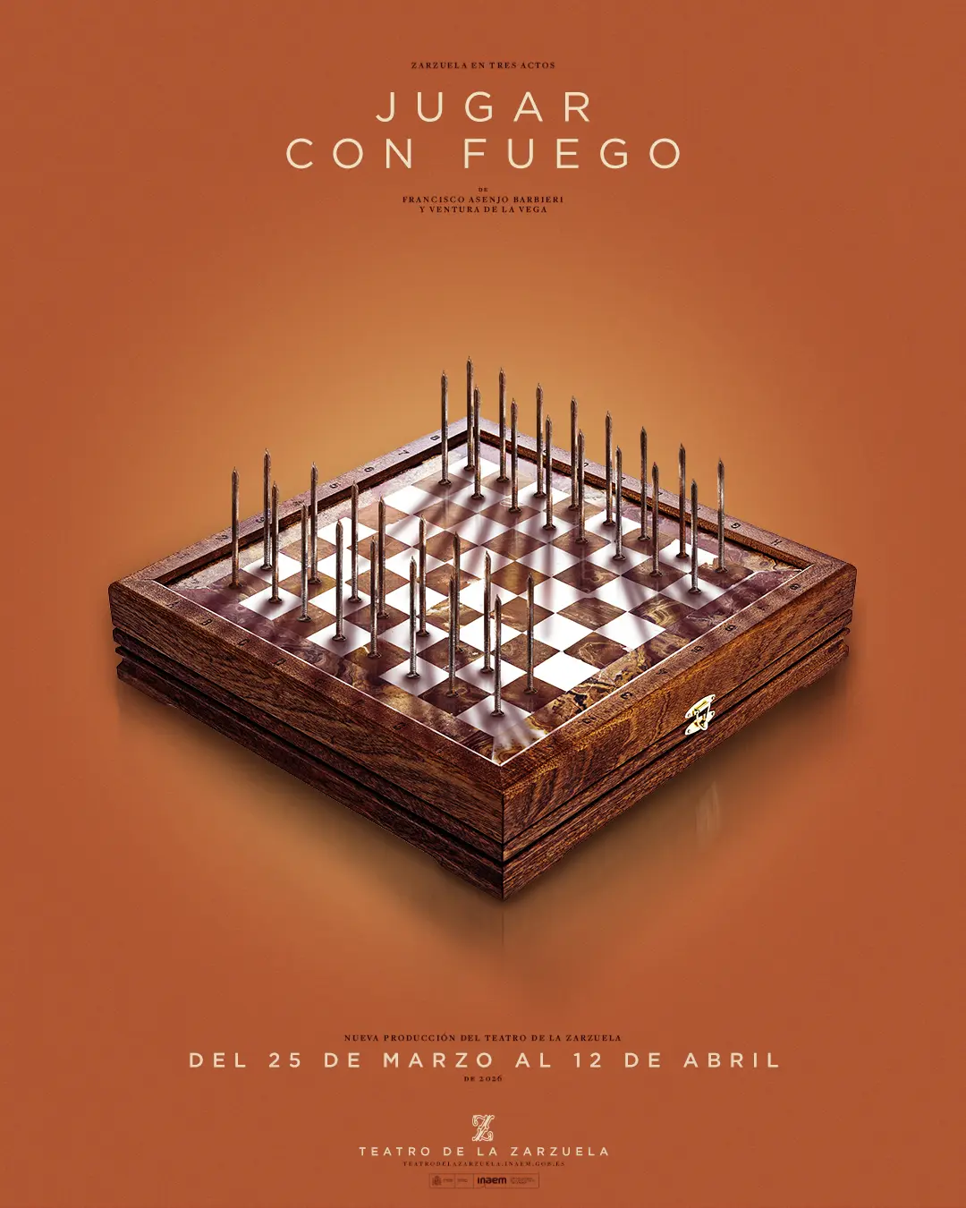 Cartel de Jugar con fuego