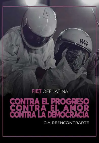 Cartel de Contra el progreso, contra el amor, contra la democracia