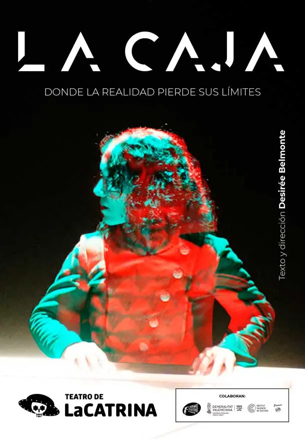 Cartel de La Caja. Donde la realidad pierde sus límites