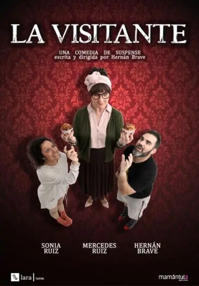 Cartel de La visitante