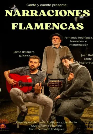 Cartel de Narraciones Flamencas - Cante y cuento