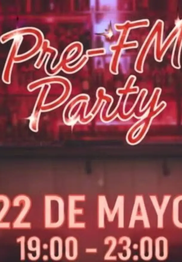 Cartel de Pre-FM Party Zeenunew