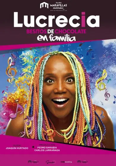Cartel de Lucrecia - Besitos de Chocolate en familia