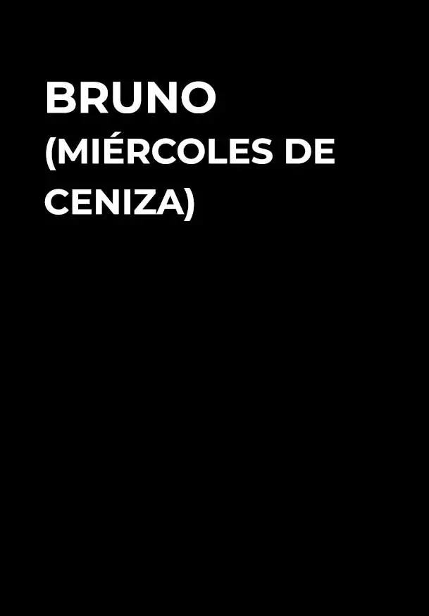 Cartel de Bruno (Miércoles de ceniza)