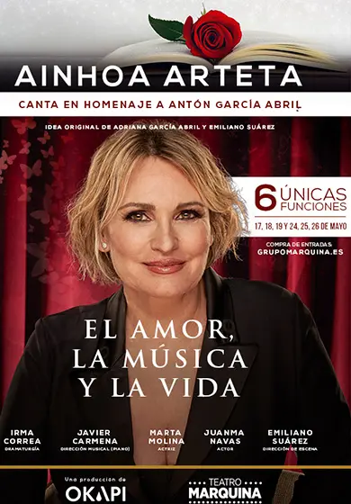 Cartel de Ainhoa Arteta: El amor, la música y la vida