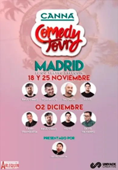 Cartel de Canna Comedy Tour