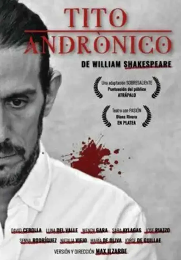 Cartel de Tito Andrónico - Max Ilzarbe