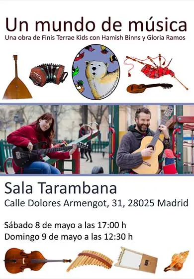 Cartel de Un mundo de música