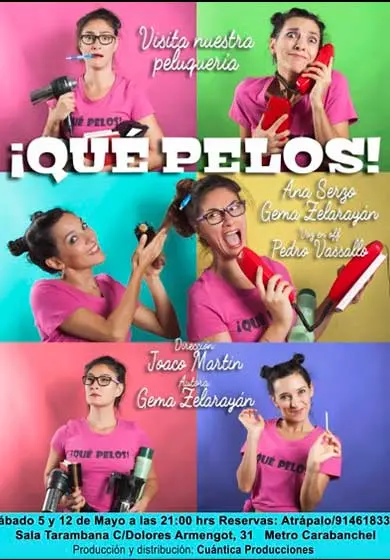 Cartel de ¡Qué Pelos!