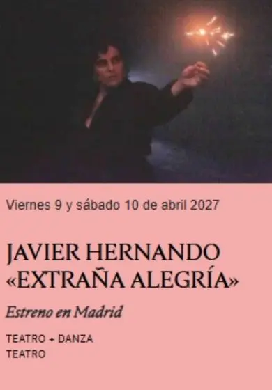 Cartel de Extraña alegría