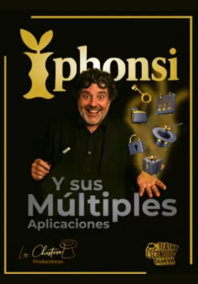 Cartel de Iphonsi y sus múltiples aplicaciones
