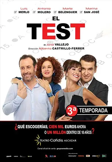 Cartel de El test