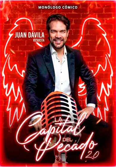 Cartel de Juan Dávila: La capital del pecado