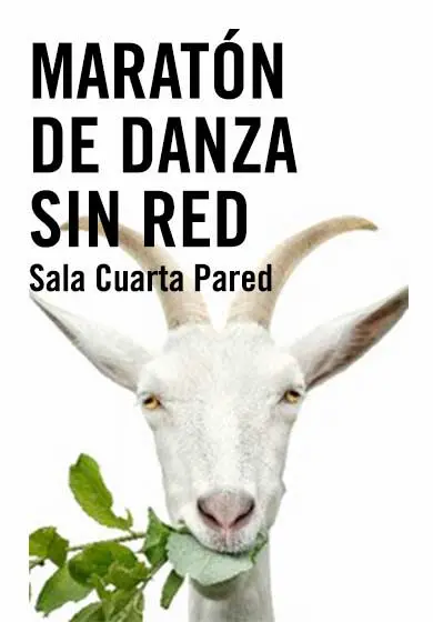 Cartel de Maratón de Danza sin Red