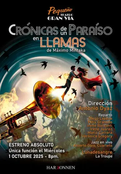 Cartel de Crónicas de un paraíso en llamas